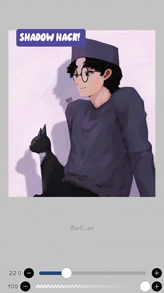 Tutorial Drop Shadow dengan IbisPaint