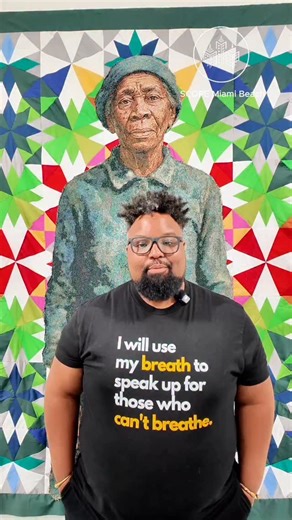 My Modern Met interviewed artist Desmond Beach (@desmondbeach) at SCOPE Art Show Miami Beach (@scopeartshow) inside his powerful Hush ‘Arbors. Presented by Richard Beavers Gallery (@richardbeaversgallery) in New York City. December 3, 2025. Rooted in his lived experience, Desmond Beach draws from African storytelling traditions to explore the complexities of the Black experience. Hush ‘Arbors’ honors the hush harbors of the antebellum South, clandestine sanctuaries where enslaved people gathered