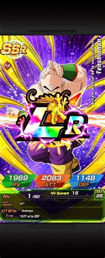 Dokkan Battle Invocation Tickets Les Détecteur J'ai eu Tenshian LR Pui