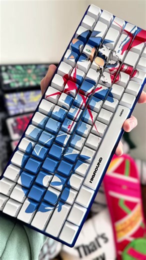Sonic fans will understand this keyboard 💙⚡⌨️ Speed mode unlocked with the Higround Basecamp 75 #typinglegends #sonic #sonicadventure2 #higround #mechanicalkeyboard