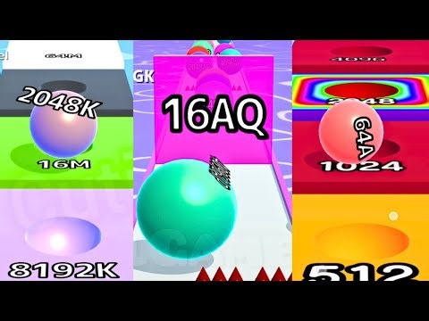 Ball Run 2048, Infinity Mode, BallRunInfinity | Satisfying Ball Games Hub LIVE 🔴 24/7