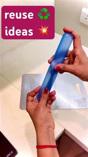 Reuse ideas 💡 For household items | REUSE HACKS 🥳🫡 #shorts