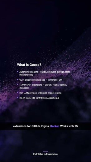 Goose: Block's Open Source AI Agent With 35K Stars #Shorts