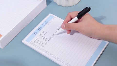 Censen 10 Packs To Do List Notepads, Simple Daily Reminder Checklist Planner Mix Color for Organizing, Planning, College Ruled, Office Gifts, 8.5 x 5.5 Inches, 60 Sheets Each