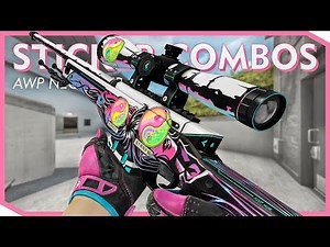 AWP Neo-Noir Sticker Crafts | CSGO (2023)
