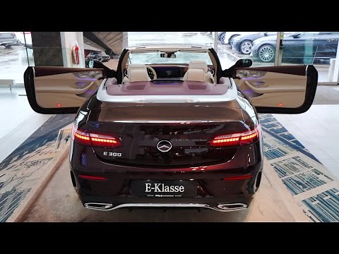 New Mercedes E-Class Cabriolet AMG Line 2021 | My favorite interior