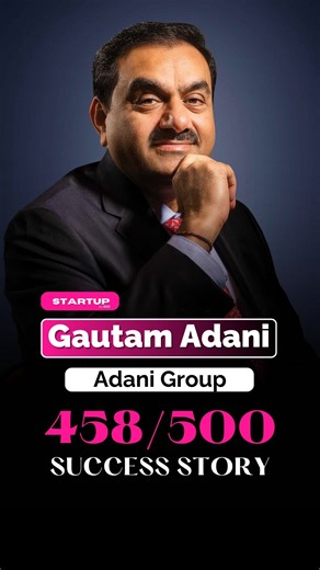 Startup Stories By DOC on Instagram: "He wasn’t born into wealth. He wasn’t a topper. At 16, he left school, left home, and took a train from Ahmedabad to Mumbai with nothing but dreams. In Mumbai, he started sorting diamonds for ₹300/month. By 19, he made his first ₹10,000 from a single deal. That’s when ambition took over. He launched Adani Exports (now Adani Enterprises) in 1988 — trading plastics, power, and commodities. Then came Mundra Port — a small idea that became India’s largest commer
