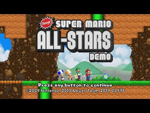 Newer Super Mario ALL - STARS Complete Walkthrough 100%