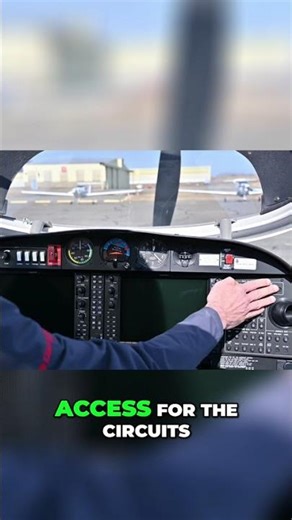 Diamond Aircraft Cockpit Design: Easy Access & More! #shorts