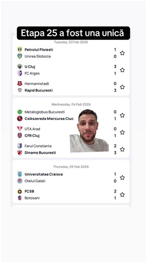 Etapa 25 a Superligii: Momente Unice în Fotbal