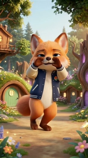 Watch This Adorable Fox Dance Like Never Before 🦊🕺 #animation #cute