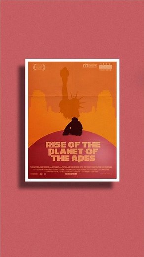 Minimalist Movie Poster Design in Adobe Photoshop #designerinspiration #posterdesign #photoshop