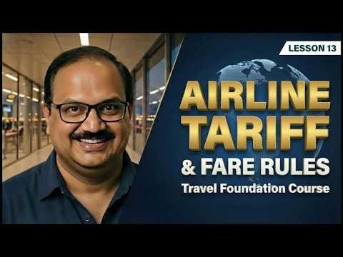Airline Tariff, Fare Rules & Pricing Basics
