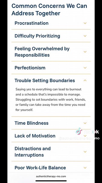 Struggling with procrastination or time management? Therapy can help you take back control! Meet Seth Showalter, LCSW—here to support your mental wellness in Missouri. #TimeManagement #SethShowalterLCSW #TimeManagement #procrastination #perfectionism #timeblindness #boundaries #motivation #distractions #worklifebalance