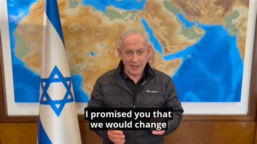 Prime Minister Benjamin Netanyahu:"I promised you that we would change the face of the Middle East, and that is exactly what we are doing. First and foremost, in Iran: I have had an excellent conversation with President Trump.1/4