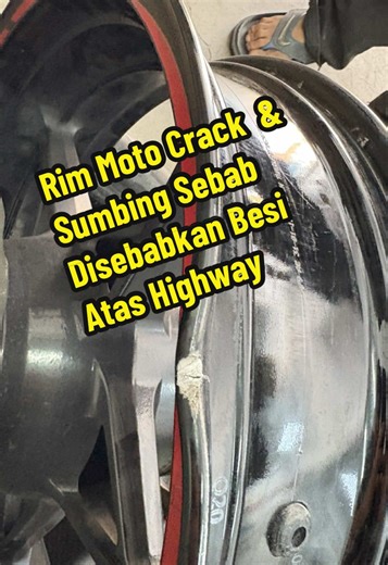 Repair Rim Moto Crack dan Sumbing secara Efektif