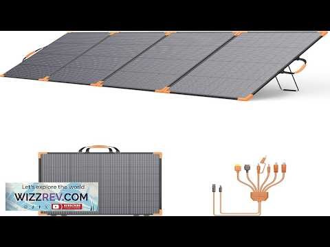 400W Bifacial Portable Solar Panel 33V Lightweight Foldable Solar Charger for Power