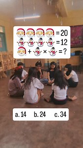 2.4K views · 443 reactions | Snowman plus santa = math...藍藍 | Jay Ar Turqueza Sabiniano | Facebook