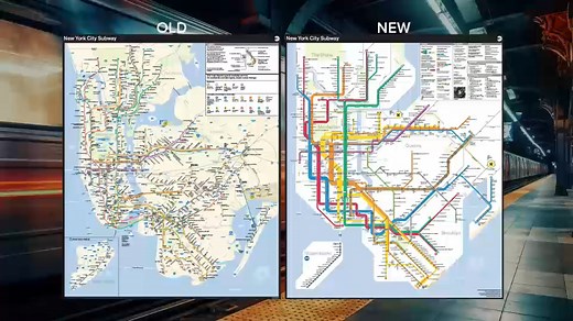 MTA unveils first new subway map for New York City in 45 years