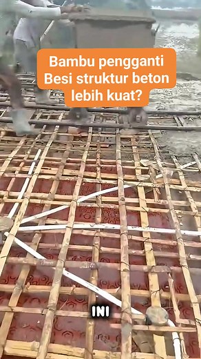 233K views · 2.8K reactions | Struktur beton dari bambu untuk cor atap rumah #kulibangunan #instalasi #plesteran #tukangbangunan #wallbuilding #tukangpintar | INFO 1 MENIT | Facebook