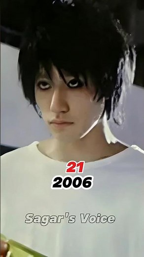 Death note movie cast then and now age #shorts #evolution #youtubeshorts
