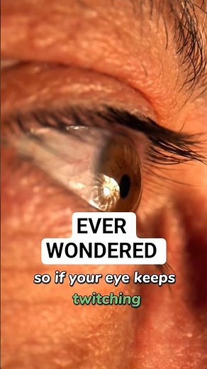 Stop your Eye Twitching? (causes & remedies) #facts