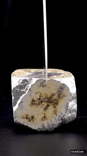 Cutting Element 62 Samarium in Half! 🔪✨ | Periodic Table Cuts #shorts