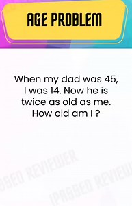 Age Problem | Civil Service Exam Review #civilserviceexam #CSEReviewer #civilserviceexamreviewer #civilservice | Ipassed Review Center