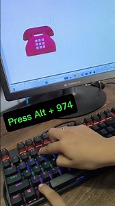 Telephone Symbol in MS Word ☎️ | Word Symbol Shortcut #keyboard #words #word #computertips #asmr