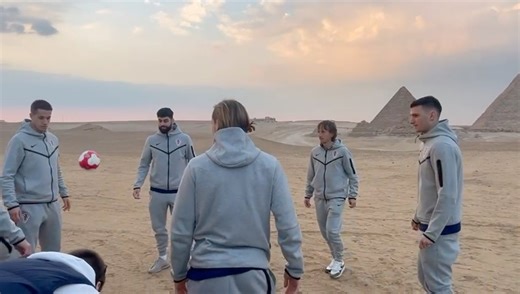7.8K views · 75 reactions | The Croatian team players visit the awe-inspiring Great Pyramids of Giza during the 'Egypt Capital Cup'! Don't miss the final match between Croatia and Egypt this Tuesday happening at Egypt Stadium in the New Administrative Capital! #VisitEgypt #ExperienceEgypt | Experience Egypt | Facebook