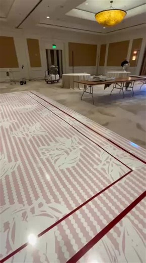 #hcdportabledancefloors #customdancefloor #whitewrap