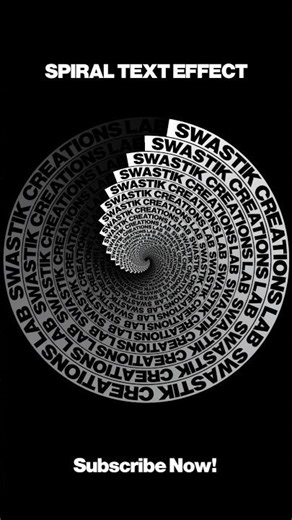 Make Spiral Text Easily in Illustrator 2025 💫| Fast & Fun Effect!