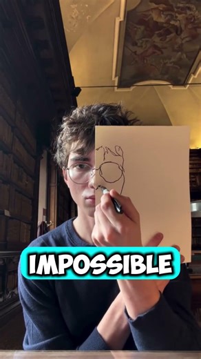 This artist tried drawing himself 🎭 #youtube #youtubeshorts #ytshorts #shorts