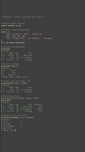 pandas data analysis #python #showcase