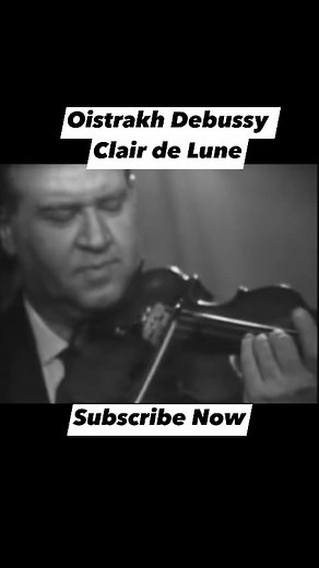 David Oistrakh and Frida Bauer play Debussy Clair de Lune | History of Music