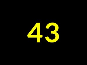 43 Seconds Countdown Timer With Sound Effect