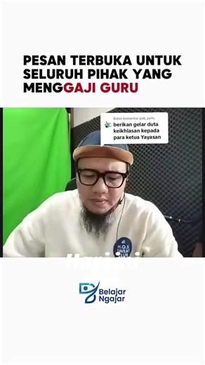 Menghargai Jasa Guru dengan Keadilan Gaji