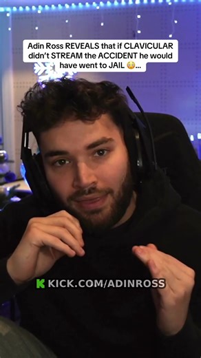 Adin Ross REVEALS that if CLAVICULAR didn’t STREAM the ACCIDENT he would have went to JAIL 😳… #adinross #adin #clavicular
