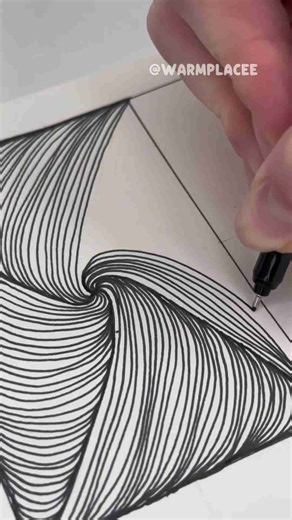 Meditation drawing | Easy technique PT 20 #doodleart #easydrawing #howtodraw #relaxingsounds