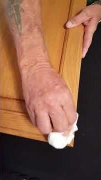 How to Clean Kitchen cabinets/ Any wood.