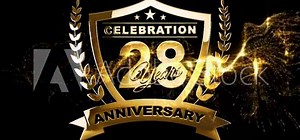 Happy Marriage Anniversary, Happy 28th Anniversary, 28 Years Happy Anniversary, Golden Happy 28th Wedding Anniversary Video, Royal 28 Years Happy Anniversary Logo, 28th Anniversary Text Animation