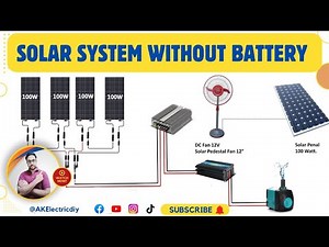 Ultimate guide to battery-free solar panel usage|how to use solar panel without battery