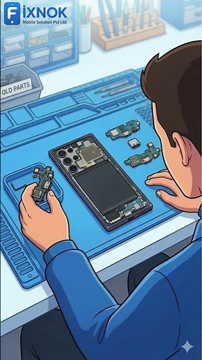 FixNok Mobile Repair Technician in Cartoon Workshop #trending #viral #samsung #shorts