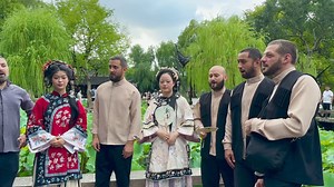 Chinese love song ,,Kang Ding" - ,, 康定情歌 with Georgian Polyphony 🎼🇬🇪🇨🇳. Suzhou, China | Geo Folk