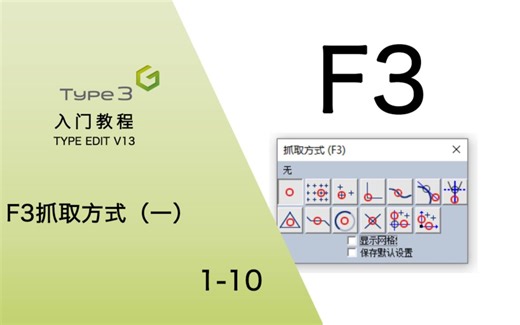 TYPE3_TYPEEDITV13_入门教程-F3抓取方式（一）
