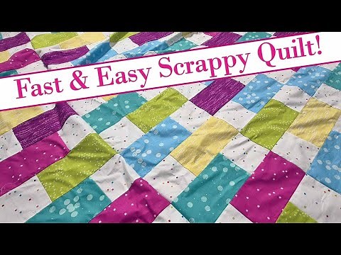 ✂️ Unlock Your Creativity with This Amazingly Easy Scrappy Quilt Pattern!