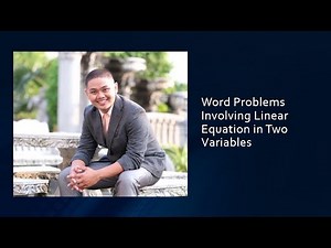 Word Problems Involving Linear Equation in Two Variables