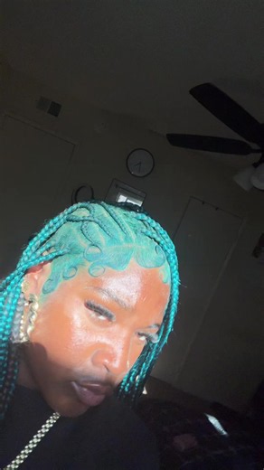Vibrant Turquoise Hair Transformation