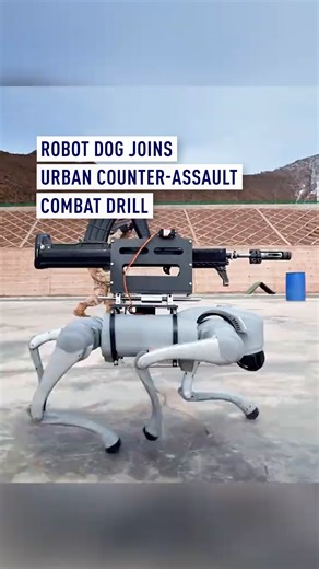 2.2M views · 8.8K reactions | The #robotdog is on the move! At 3,600m high on the Tibetan Plateau, China's Armed Police recently conducted an intense urban counter-assault drill - complete with high-tech gear and battlefield realism. #MilitaryTech #UrbanCombat #Tibet #ChinaDefense | CGTNEurope | Facebook