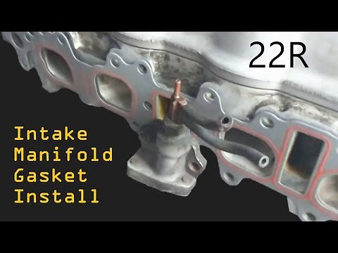22R How to Install Intake Manifold Gasket - Simple Trick to Ensure a Perfect Seal